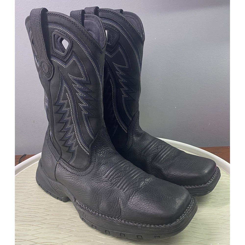 CODY JAMES MEN LEATHER PERFORMANCE WESTERN COWBOY RIDING BOOTS SQUARE TOE 9D (W)